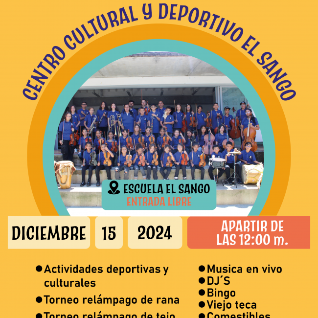 CENTRO CULTURAL Y DEPORTIVO EL SANGO