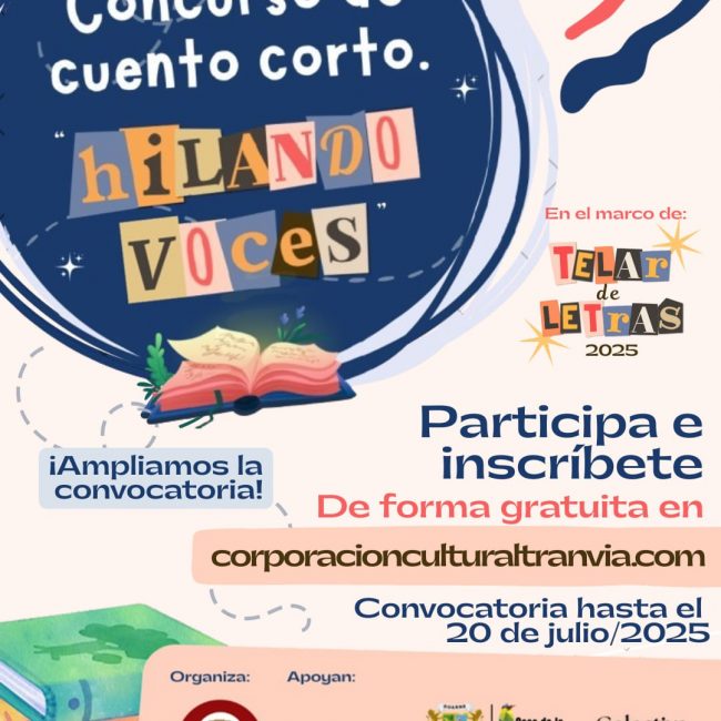 Hilando Voces extiende fecha para recepción de cuentos